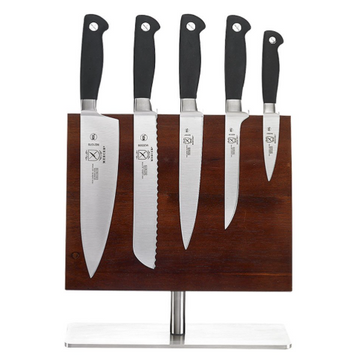 Mercer Culinary M21942 Genesis 6-Piece Magnetic Board Knife Set, 11 3/8 x 9, Stainless Steel